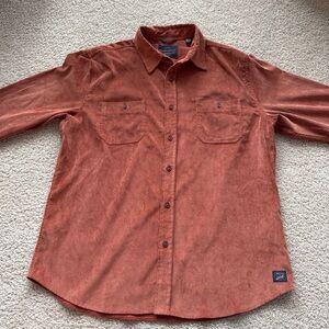 Original Weatherproof Vintage Men’s Corduroy Button-Up Shirt